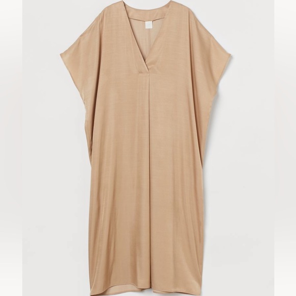 V Neck Kraftan Dress - Picture 1 of 3